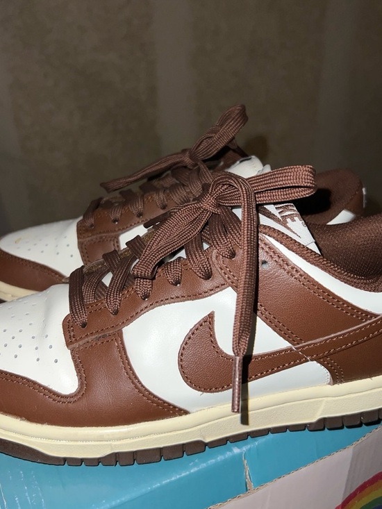 Nike Shoes - Nike Low-Top Sneakers in White and Brown